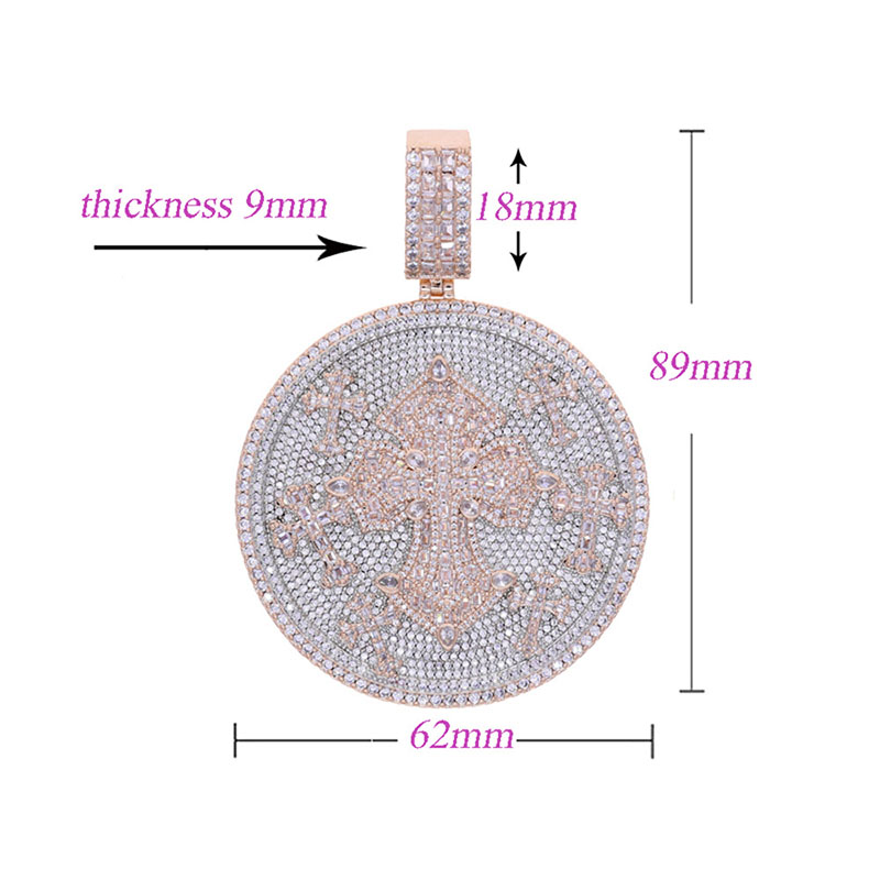 Cuban Link Chain 12Mm - 힙합 블링 아이스드 아웃 12mm 와이드
