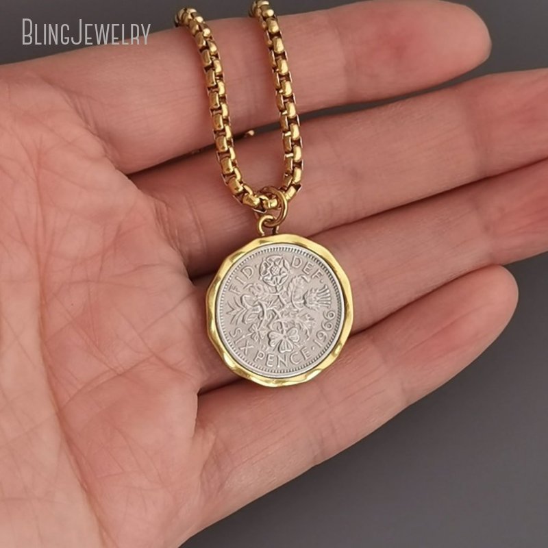 Cross Pendant Necklace Gold - 10pcs 방수 스테인레스 스틸 박스 체인