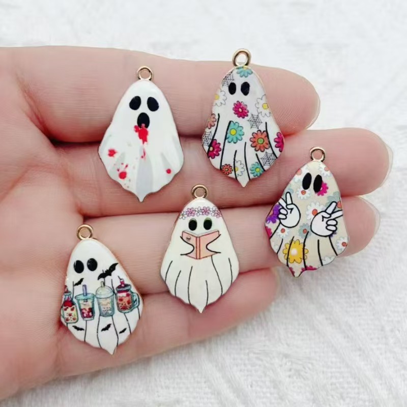 Earrings - 10pcs 크로스 보더 할로윈 고딕 스타일