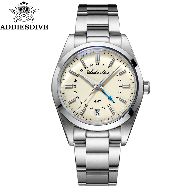 Watch Accessories - ADDIESDIVE 핫 브랜드 36mm 럭셔리 GMT