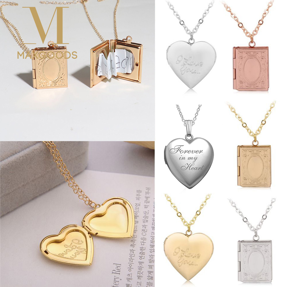 하트 모양 사진 사진 로켓 목걸이, 러브 하트 시크릿  - Heart Locket Necklace Photo 리뷰 및 가격