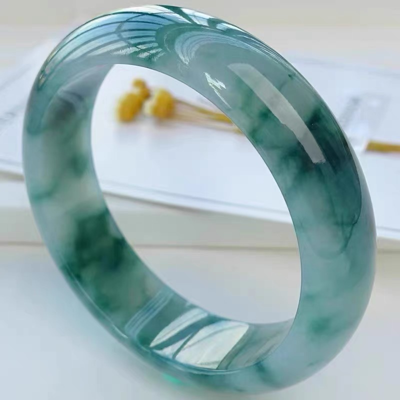 미얀마산 아이스 제이디트 팔찌, 엄마를 위한 선물, 고 - Bracelets 리뷰 및 가격