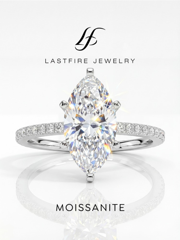 여성을위한 진짜 2ct 진짜 Moissanite 다이아 - Moissanite Engagement Ring 1 Carat 리뷰 및 가격
