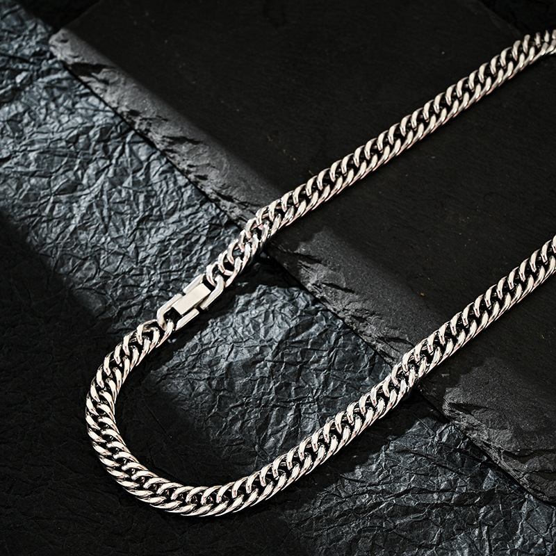 남성 여성을위한 7 MM 스테인레스 스틸 쿠바 체인 목 - Cuban Link Chain 12Mm 리뷰 및 가격