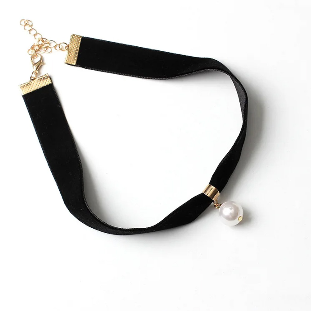 심플 빈티지 진주 초커 짧은 블랙 쇄골 목걸이 고딕 초 - Pearl Choker Necklace Vintage 리뷰 및 가격