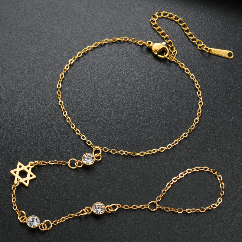 유대교 다윗의 별 히브리어 차이 글자 손가락 팔찌 스테 - Bracelets 리뷰 및 가격