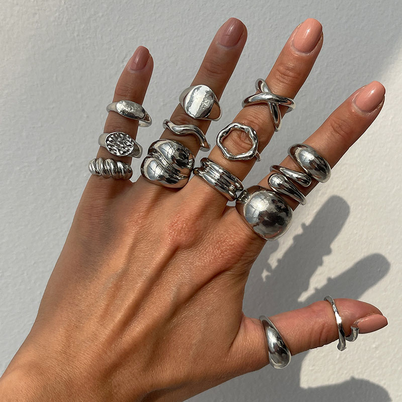 여성을위한 패션 빈티지 금속 반지 선물 펑크 힙합 골드 - Vintage Punk Knuckle Rings Set 리뷰 및 가격