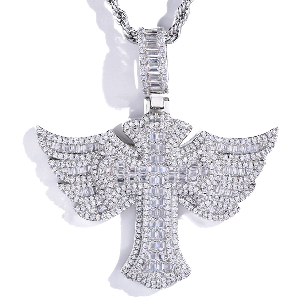 남성용 CZ 목걸이, 체인 포함 참 쥬얼리 파티 선물, - Cross Pendant Necklace Gold 리뷰 및 가격