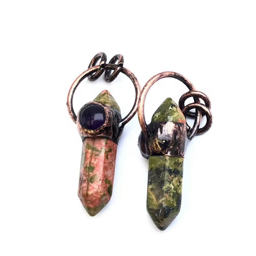 천연석 크리스탈 쿼츠 펜던트 목걸이 참 장식용 고대 구 - Crystal Pendant Necklace Natural Stone 리뷰 및 가격